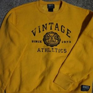 Roots yellow sweater